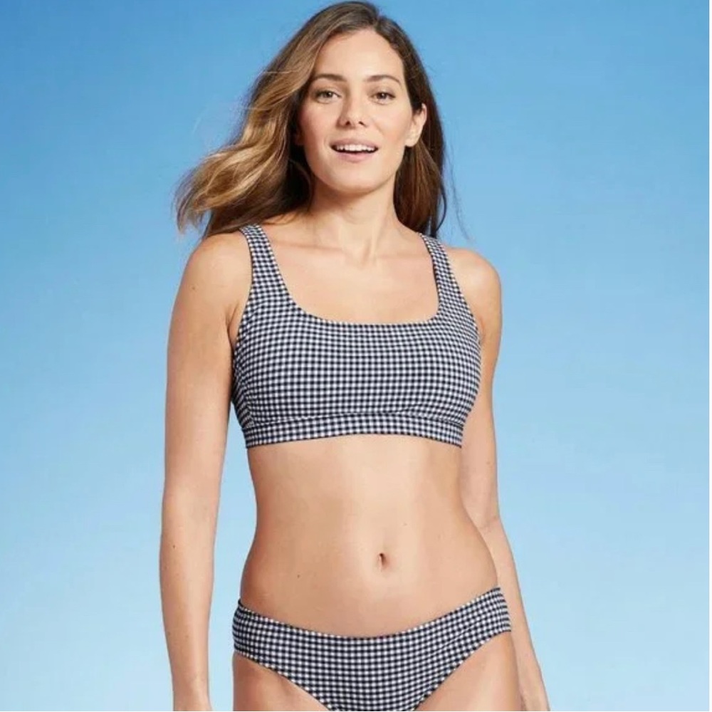 🎉 *3 for $25* Kona Sol Gingham Bikini - Size L